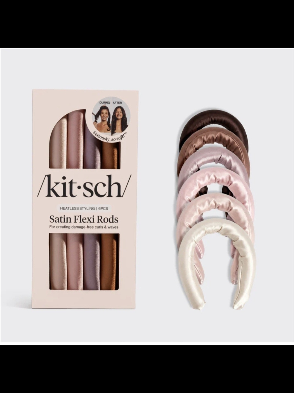 Kitsch Disney Princess Satin Flexi Rods Heatless Styling Set